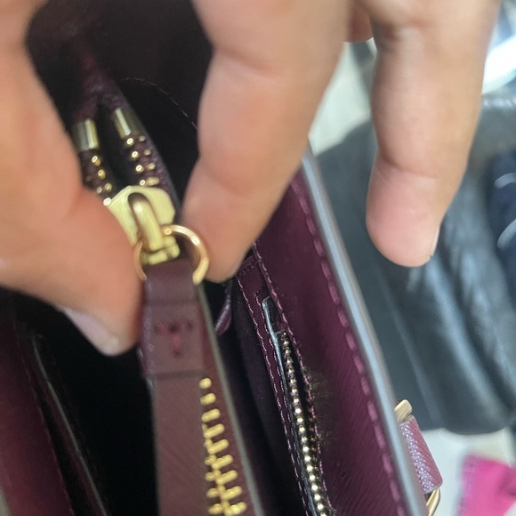 Tory Burch Deep Red Satchel - Picture 6 of 13